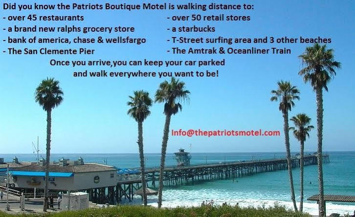 The Patriots Boutique Motel San Clemente Exterior photo